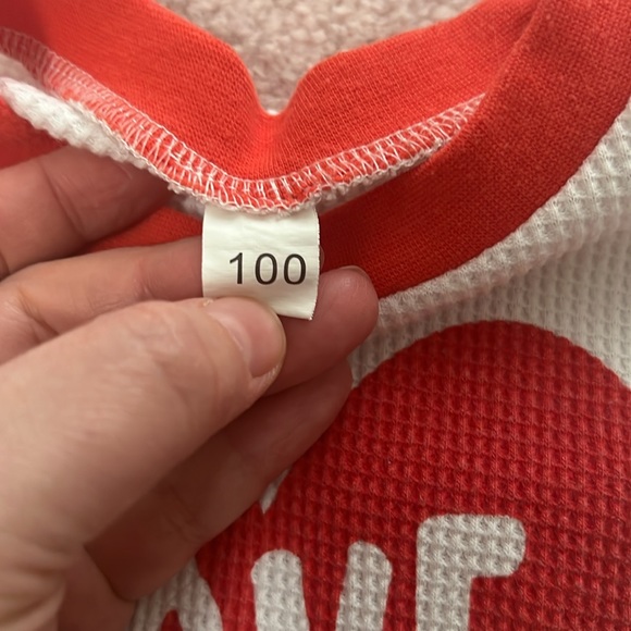 LOVE long sleeve bodysuit. Gender neutral - Picture 4 of 4